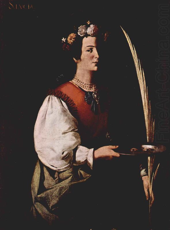 Hl Lucia, Francisco de Zurbaran